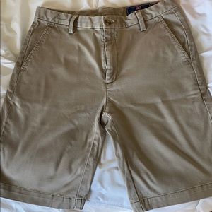 Boys Khaki Vineyard Vines chino style shorts